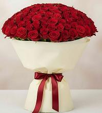 Букет 101 Красная роза Милано в Нижнем Тагиле