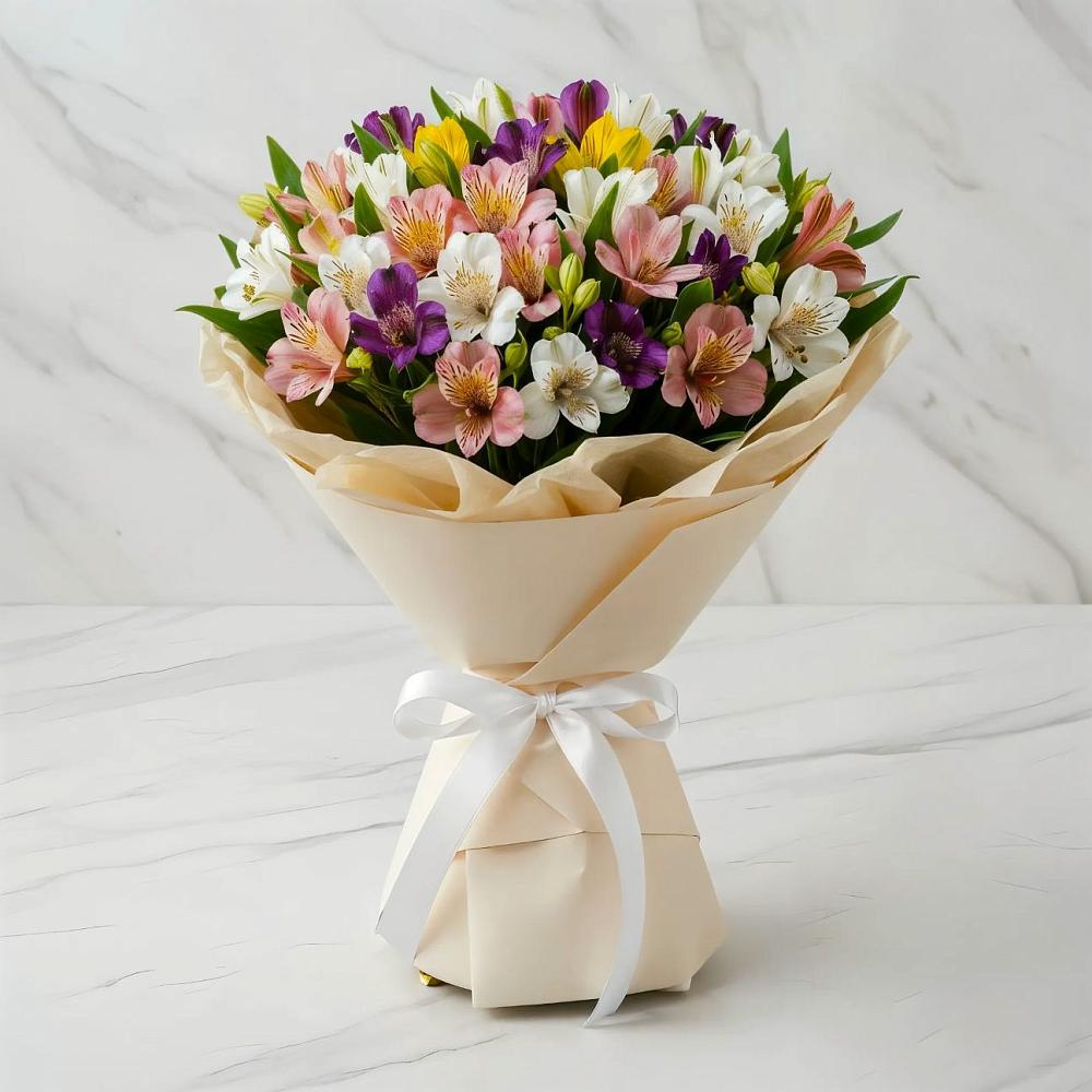 Букет цветов из: Альстромерии в Нижнем Тагиле