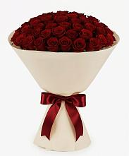 Букет 101 Бордовая роза Блэк Бакарра в Нижнем Тагиле