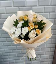 Букет цветов из:  Розы и Хризантемы #REPLACE_PRED# Нижнем Тагиле