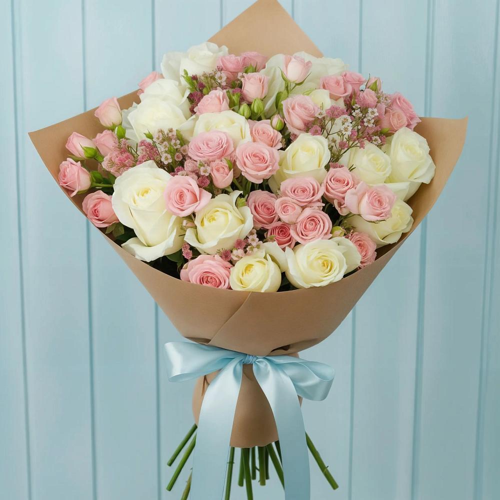 Букет цветов из: Розы в Нижнем Тагиле