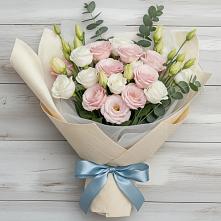 Букет цветов из:  Лизиантусы #REPLACE_PRED# Нижнем Тагиле