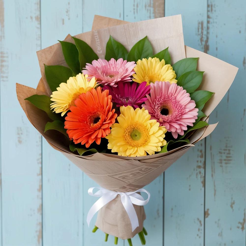 Букет цветов из: Герберы в Нижнем Тагиле