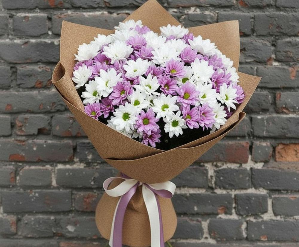Букет цветов из: Хризантемы в Нижнем Тагиле