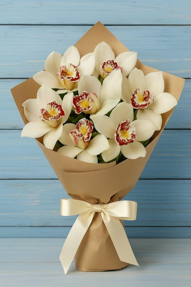 Букет цветов из: Орхидеи и Розы в Нижнем Тагиле